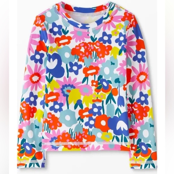 Hanna Andersson Other - Hanna Andersson Print Rash Guard Top size 10 kid